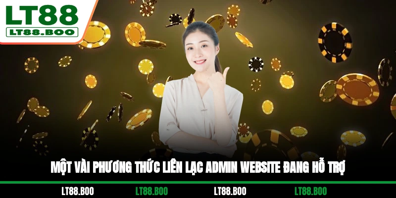 Một vài phương thức liên lạc admin website đang hỗ trợ